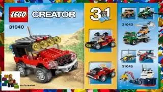 LEGO instructions - Creator - 31040 - Desert Racers