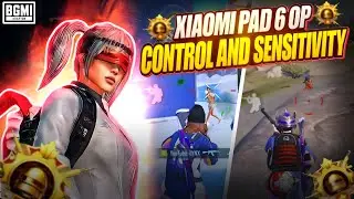 🔥Xiaomi Pad 6 BGMI zero recoil Sensitivity and Control 😱Smooth Extreme Gameplay💥#bgmi #pubg 