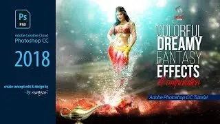 Colorful Dreamy Fantasy Effects Manipulation I Adobe Photoshop CC Tutorial by Mams I Sketch Station