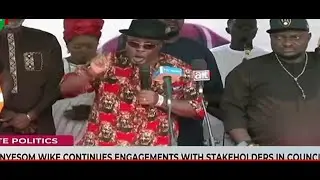 FCT Minister Wike Lands At Andoni LGA In Rivers State