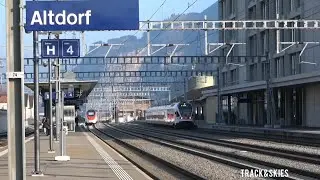 Altdorf, Switzerland Rail Traffic
