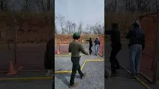 Throwback to my 2nd USPSA stage ever, DQ'd! 😬 #competition #training #dq