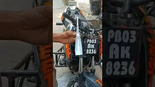 coolant change Bajaj Pulsar NS 200 and NS 160 #shots #coolant #bike #bajajpulsar