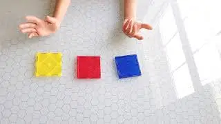 Primary colors with Magna-Tiles