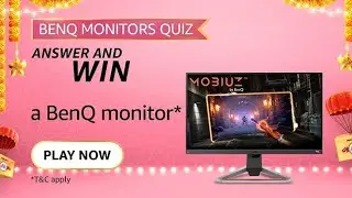 Amazon BenQ Monitors Quiz Answer Today | September 19, 2021