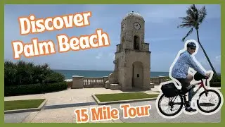 15-Mile Bike Ride on Lake Trail & Through Palm Beach | Scenic Florida Waterfront Adventure