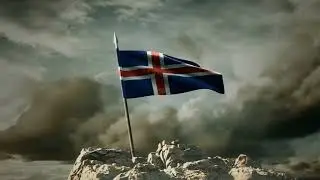 Iceland Waving Flag - S&aelig;l er &thorn;j&oacute;&eth;in, hvers Gu&eth; er Drottinn.... S&Aacute;LMUR 33:12