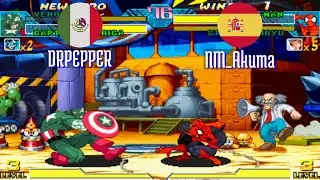 FT5 @mvsc: DRPEPPER (MX) vs NM_Akuma (ES) [Marvel vs Capcom Fightcade] Jul 1