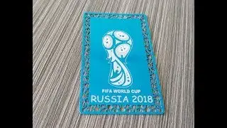 2018 FIFA World Cup logo laser engraving (Чемпиона́т ми́ра по футбо́лу 2018)