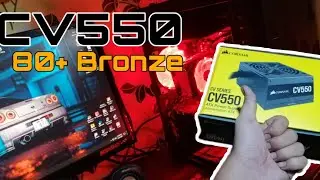 CV550 80+ Bronze Newly installed! #corsair #cv550 #80+bronze #bronze #Pcsetup