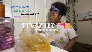 Seafood mukbang + how I lost my v-card storytime ( Juicy ) | answering first time questions
