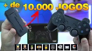 INCRÍVEL! Game Stick com + de 10000 JOGOS - MUITO BARATO - PlayStation, Nintendo e MUITO MAIS