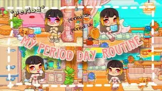 MY PERIOD DAY ROUTINE #avtarworld #migaworld #tocaboca #routinevlog 