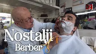 Berber Yavuz.. 1968 Yılından Bu Yana Elmalı'nın Nostalji Berberi Müşterilerini Ağırlıyor..