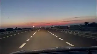 Evening Drive at Purvanchal Expressway pkg-8 Ghazipur UP, #UPEIDA #OSEPL ❤️🎉