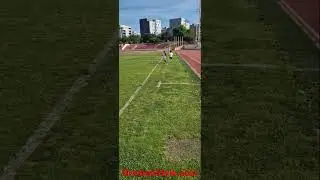 WarmUp with easy running on grass field of ASK stadium in Split #split #sport #croatia #running #kid