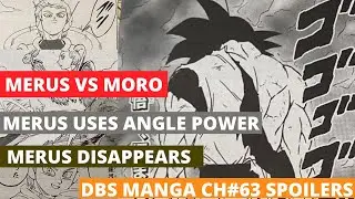 MERUS VS MORO||MERUS DISAPPEAR||BEERUS AND WHIS ARRIVES||DBS MANGACH#63 SPOILERS||Genkidama 2020 Pro