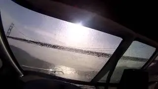 Another calm day motoring under the Golden Gate Bridge