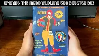 Opening The McDonaldland 500 Booster Box (from 1996)