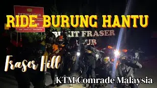 Ride Burung Hantu Fraser Hill | KTM Comrades Malaysia | Bloopers / Sketsa | MT07 FZ07