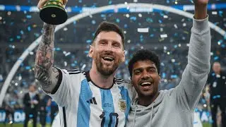 CAN I PLAY WITH MESSI ???🤩😍🔥