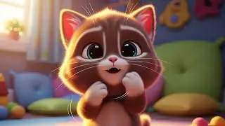 A Curious Kitten Learns Animal Sounds 🐱🐶🐷 | Fun Home Animal Nursery Rhymes for Kids