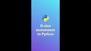 If-else statements in Python