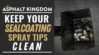It's Easy To Keep Your Sealcoating Spray Tips Clean