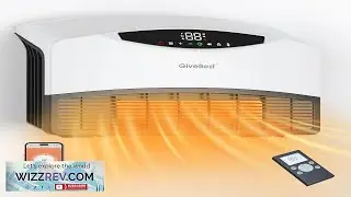 GiveBest Smart Wall Heater 1500W Space for Indoor Use Work White