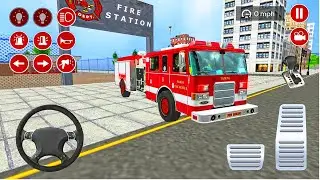 Real Fire Truck Driving Simulator 2024||Android Gameplay|#firefighter