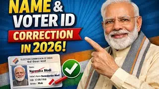 Voter ID CORRECTION 2026 | New Update | FORM 8 | वोटर आईडी में करेक्शन कैसे करें 2026?