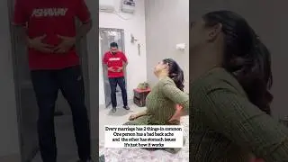 Husband-wife pain partnership! 💔😂 #ytshorts #relatablecomedy #relatable #funny #shortsvideo #viral