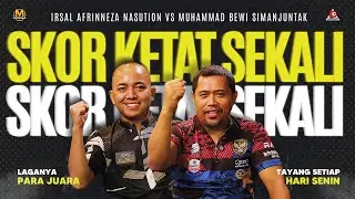 PEMAIN SENIOR BILIAR INDONESIA! Irsal Nasution Vs M. Bewi Simanjuntak | LAGANYA PARA JUARA - M ARENA