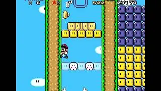 Super Mario World Custom Level: Bridge Blocks Area
