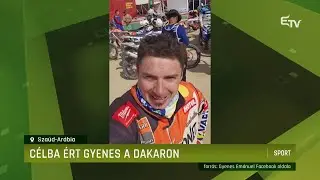 C&eacute;lba &eacute;rt Gyenes a Dakaron &ndash; Erd&eacute;ly TV