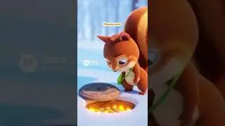 The Squirrel Who Planned Ahead 🐿️❄️ | A Smart Life Lesson