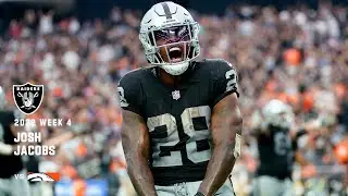Josh Jacobs&rsquo; Best Plays From 175-Yard Performance in Week 4 | Raiders | NFL
