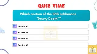10 MCQ OF BNS ACT, 2023 | Indian Penal Code | IPC | Part 5