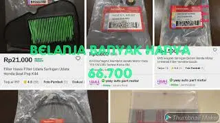 Belanja sparepart motor Online lebih MURAH selisih ratusan ribu!!! ,Part Honda beat