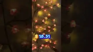 DIY Cherry Blossom Tree with 144 LED String Lights
