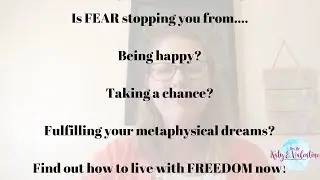 Is FEAR interfering with your daily life??