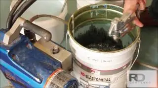 RD-Elastometal, a short video explaining how to apply the coating.