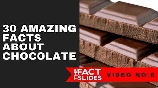 30 Most Amazing Facts About CHOCOLATE - The Fact Slides