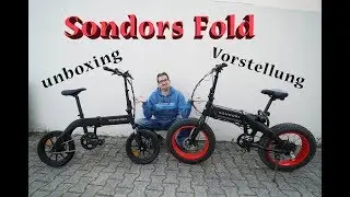 Neues klappbares e-bike für´s Wohnmobil: SONDORS FOLD MINI