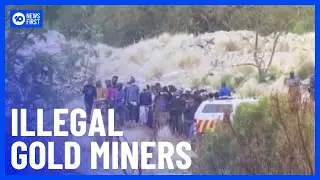 Authorities Force Thousands From Illegal South Africa Gold Mine | 10's Late News