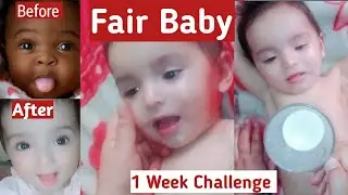 How to make baby's skin fair || Simple tips || Almond milk cream for whitening