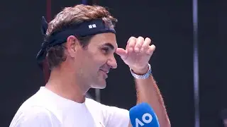 Roger Federer Emotional On Court Interview at Australian Open 2026