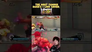 Daigo's 1 Frame Link Combo #usf4 #daigo #streetfighter #gaming #fgc