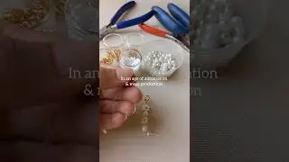 Pov: your small jewellery biz 100% handmade - no AI or mass productin #braceletmaking #jewelry