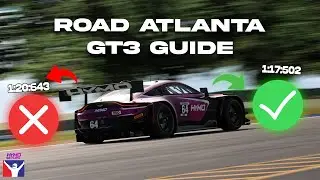 HOW TO DO ROAD ATLANTA IN iRacing | GT3 Track Guide & Tips